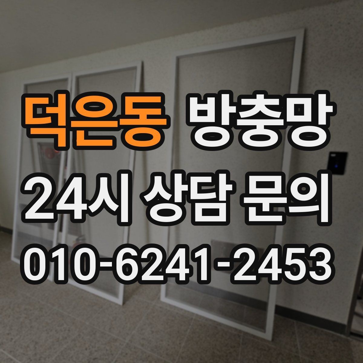 덕은동 방충망 주방 창문에서 날벌레가 유입될 때
