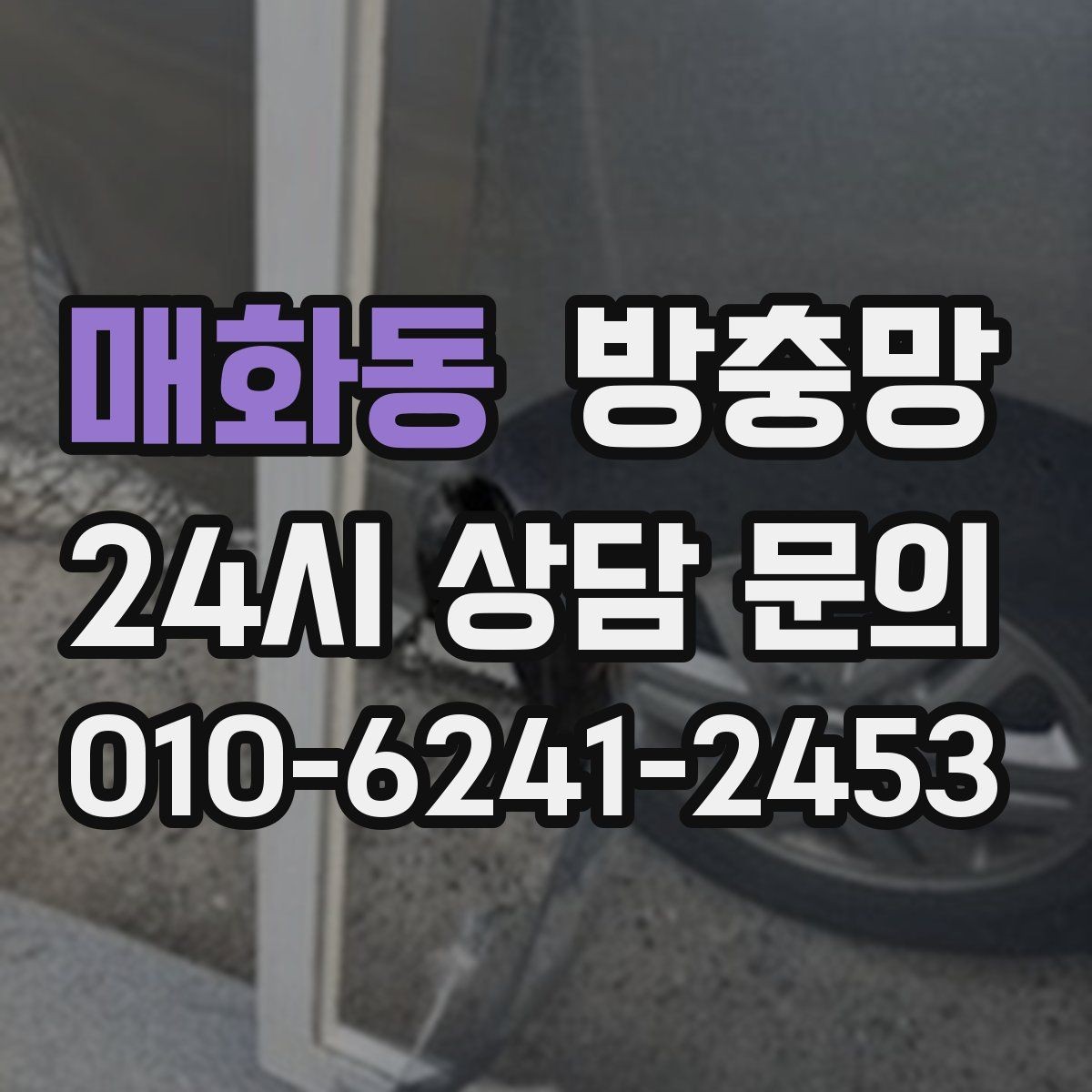 매화동 방충망 창문 주변 벌레가 많다면 외부 환경도 확인