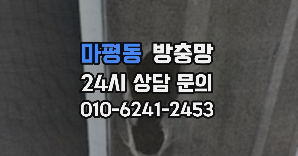 마평동 방충망