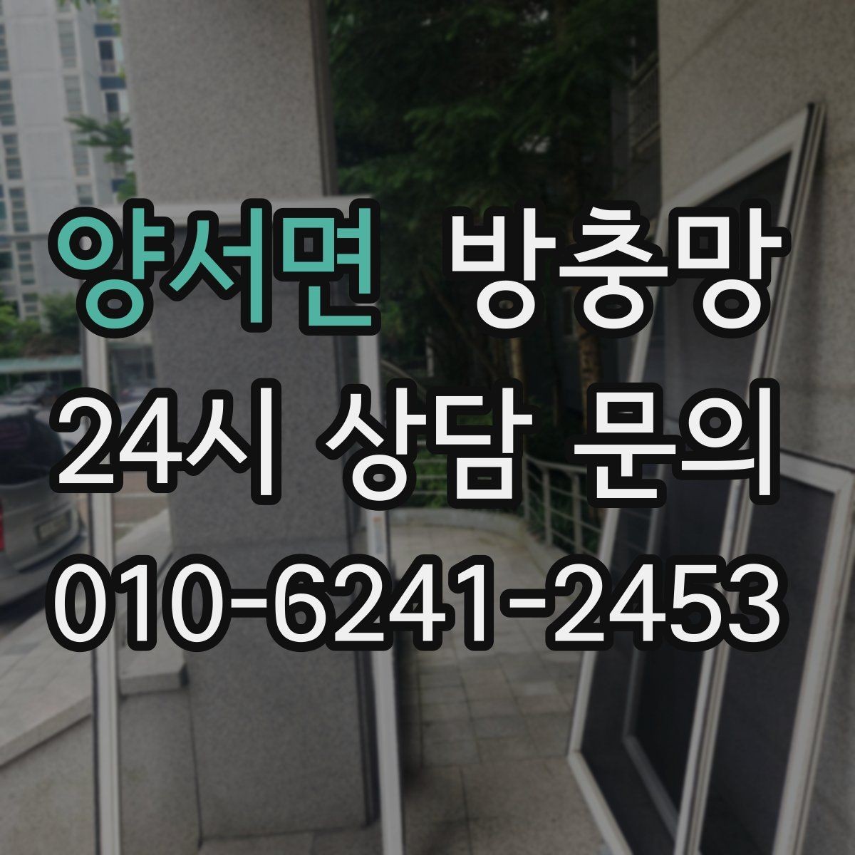 양서면 방충망 다용도실 창에서 벌레가 들어오는 이유