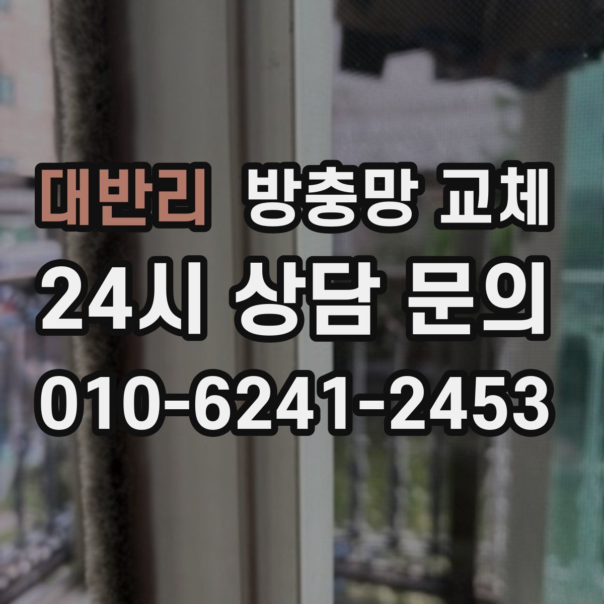 대반리 방충망 교체