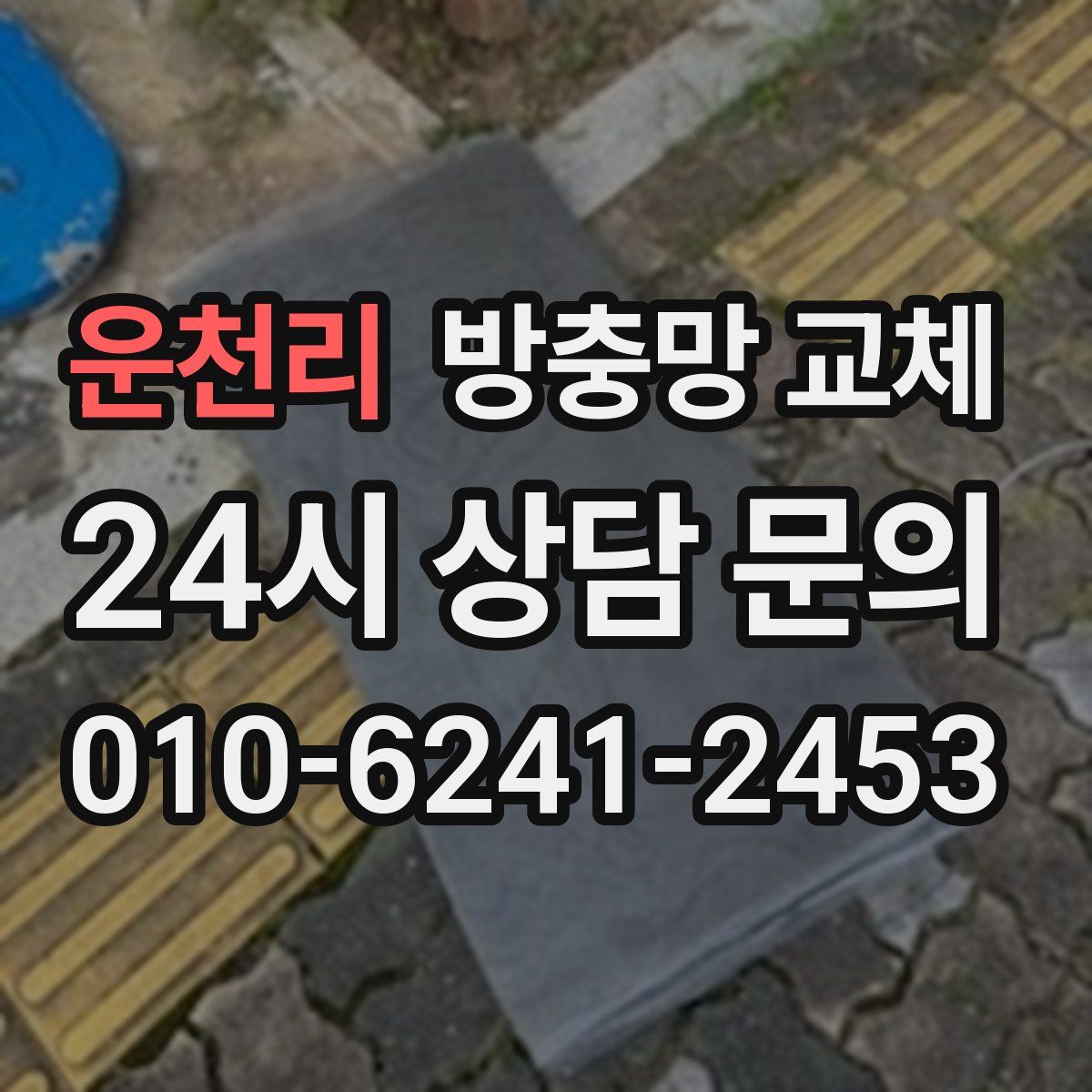 운천리 방충망 교체