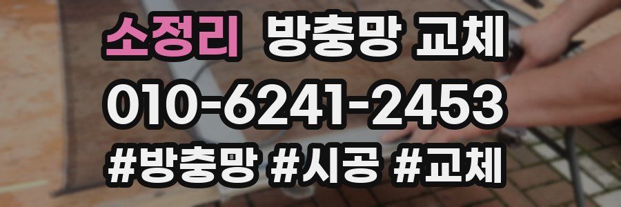 소정리 방충망 교체