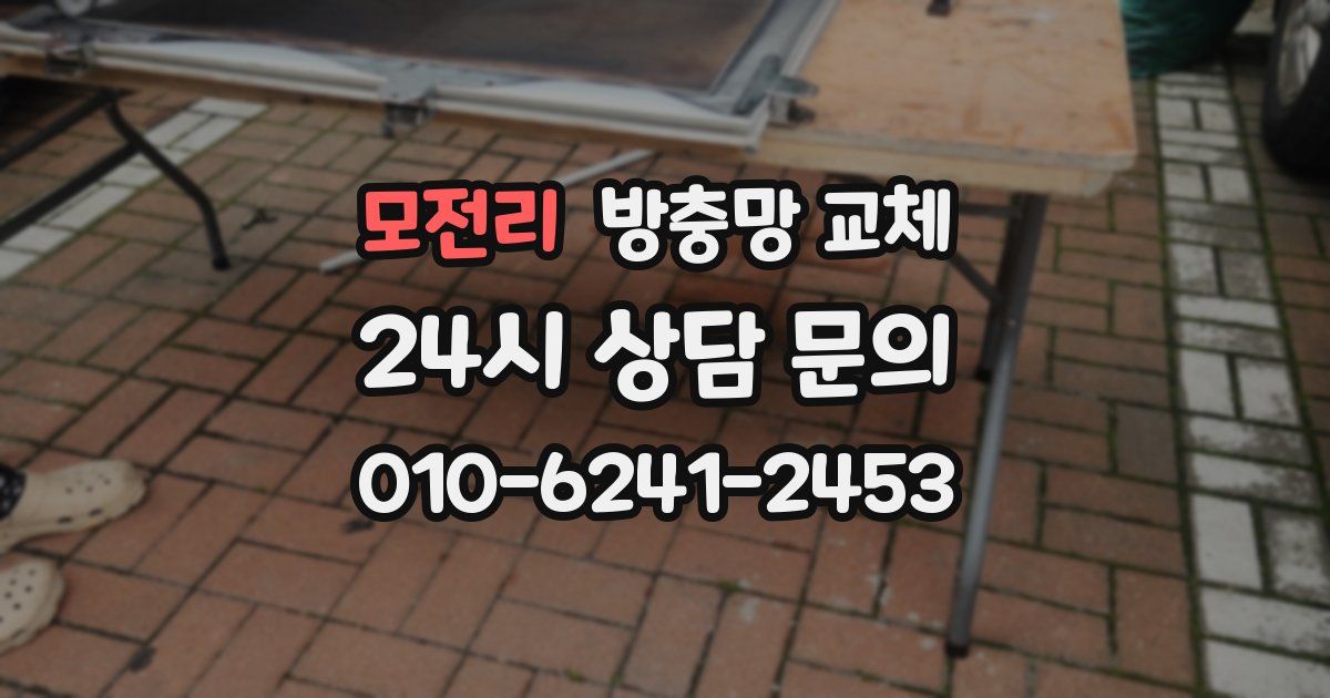 모전리 방충망 교체