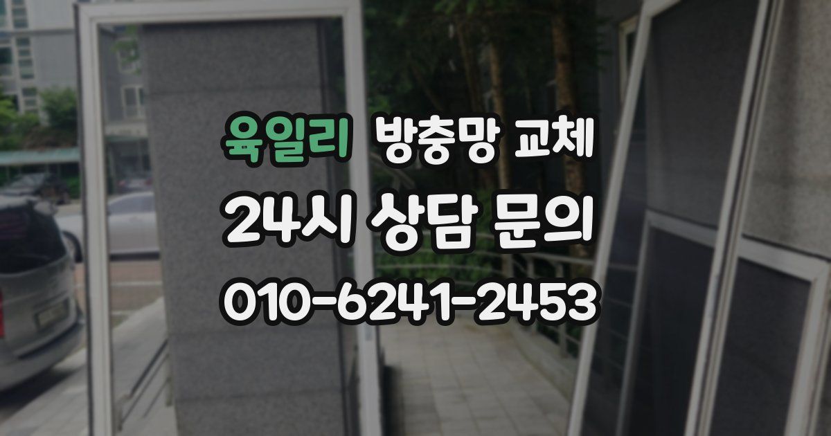 육일리 방충망 교체