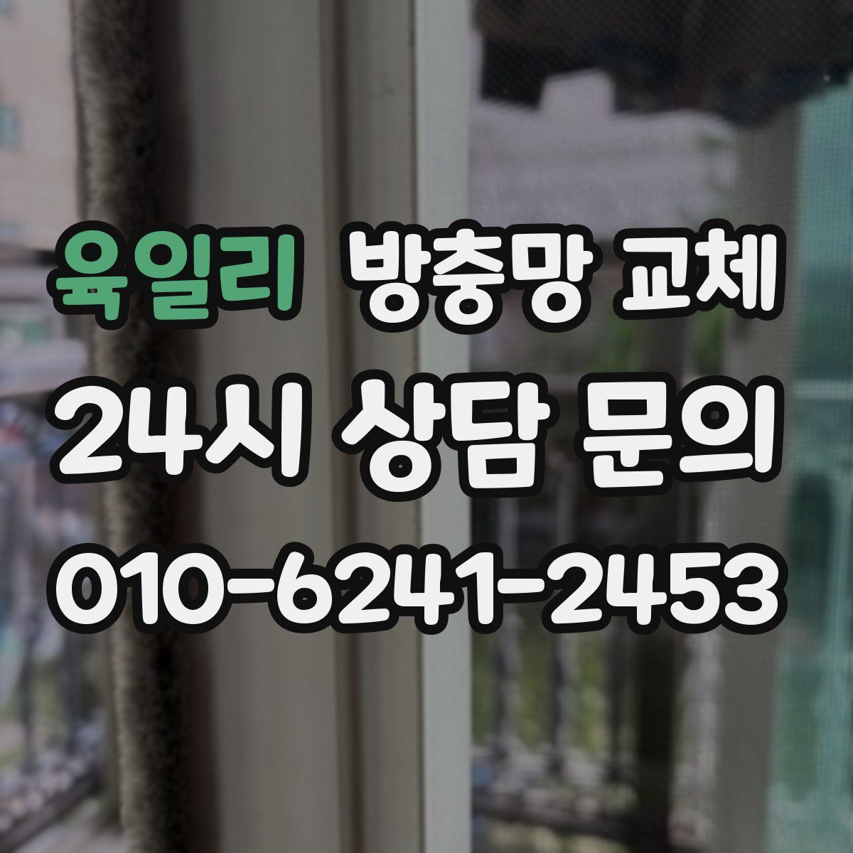 육일리 방충망 교체