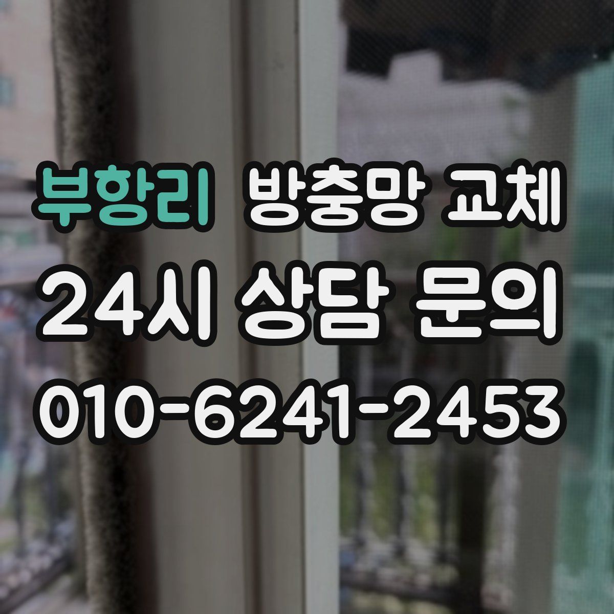 부항리 방충망 교체