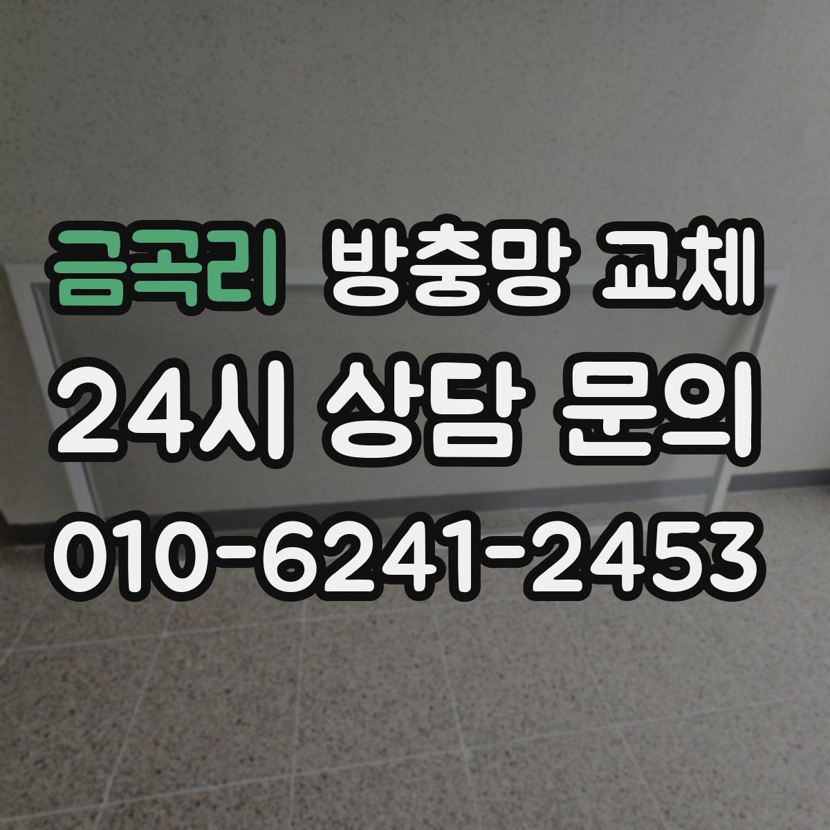 금곡리 방충망 교체