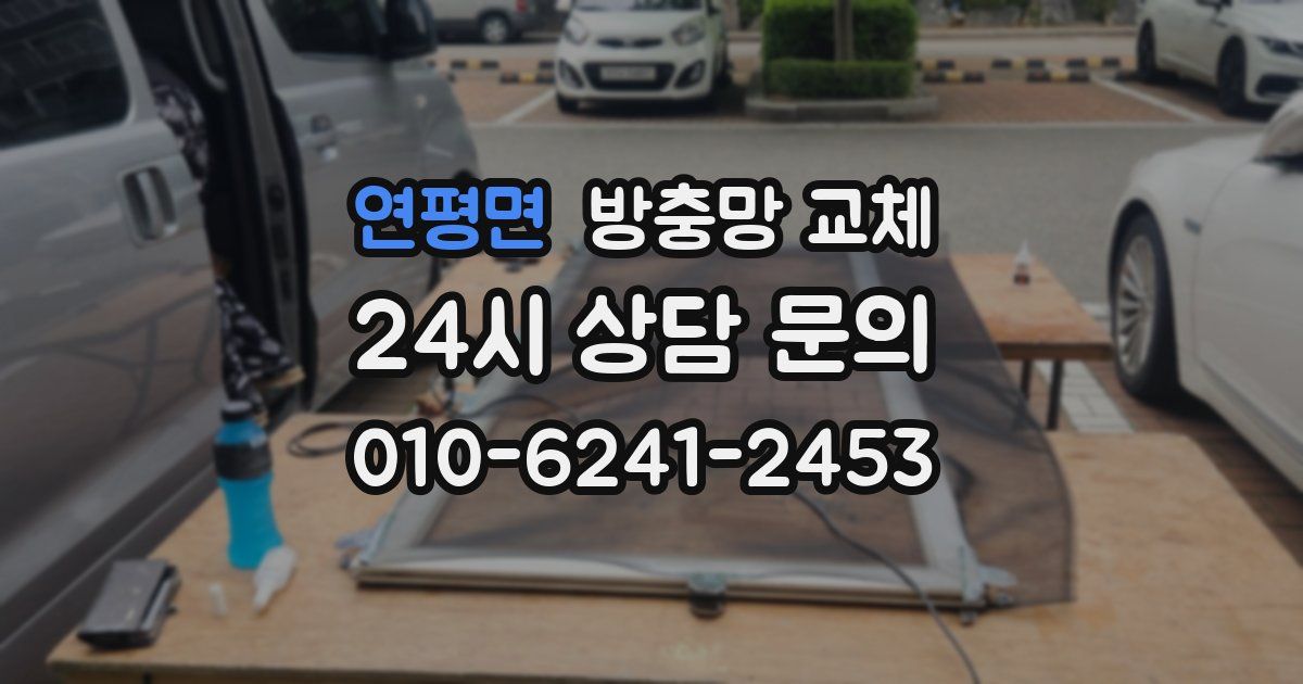 연평면 방충망 교체