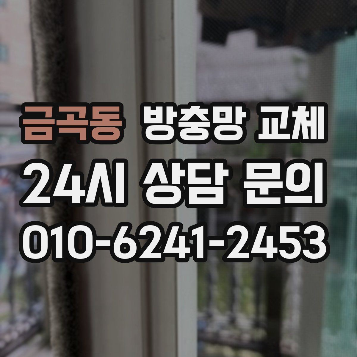 금곡동 방충망 교체 냄새 환기하려다 벌레 들어오면 해결책