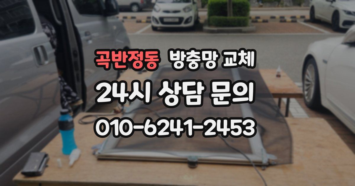 곡반정동 방충망 교체