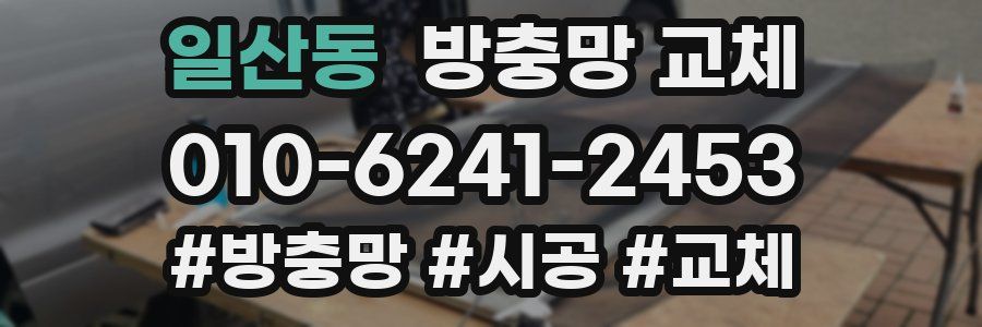 일산동 방충망 교체
