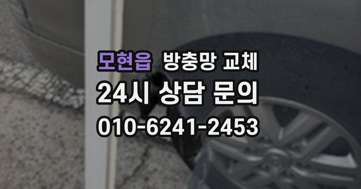 모현읍 방충망 교체