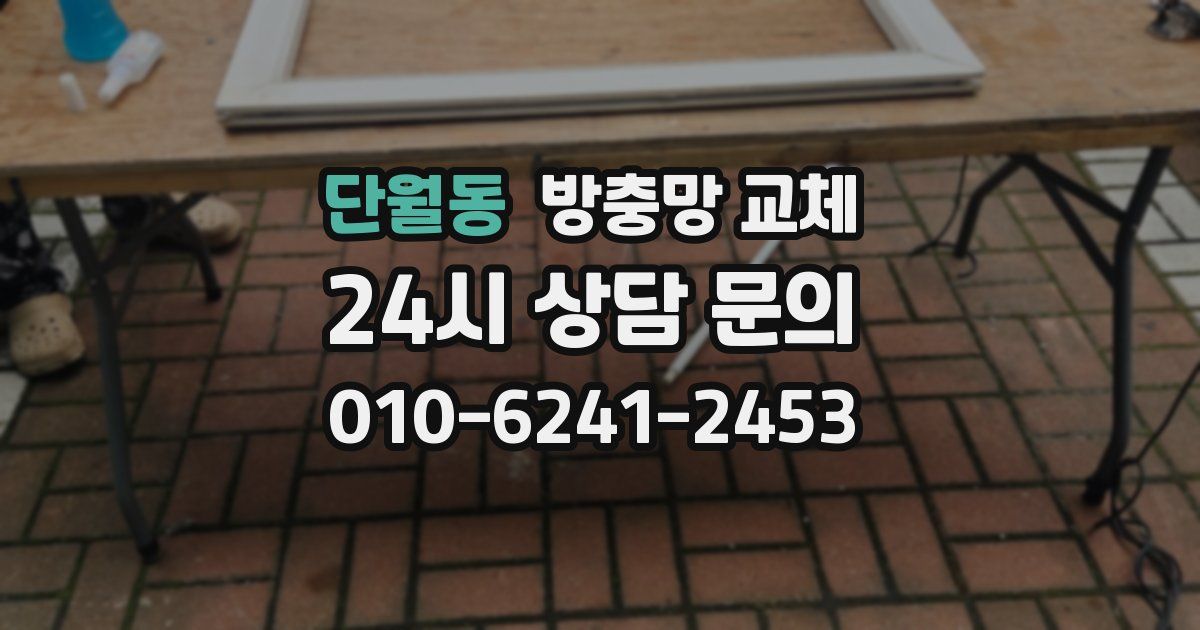 단월동 방충망 교체
