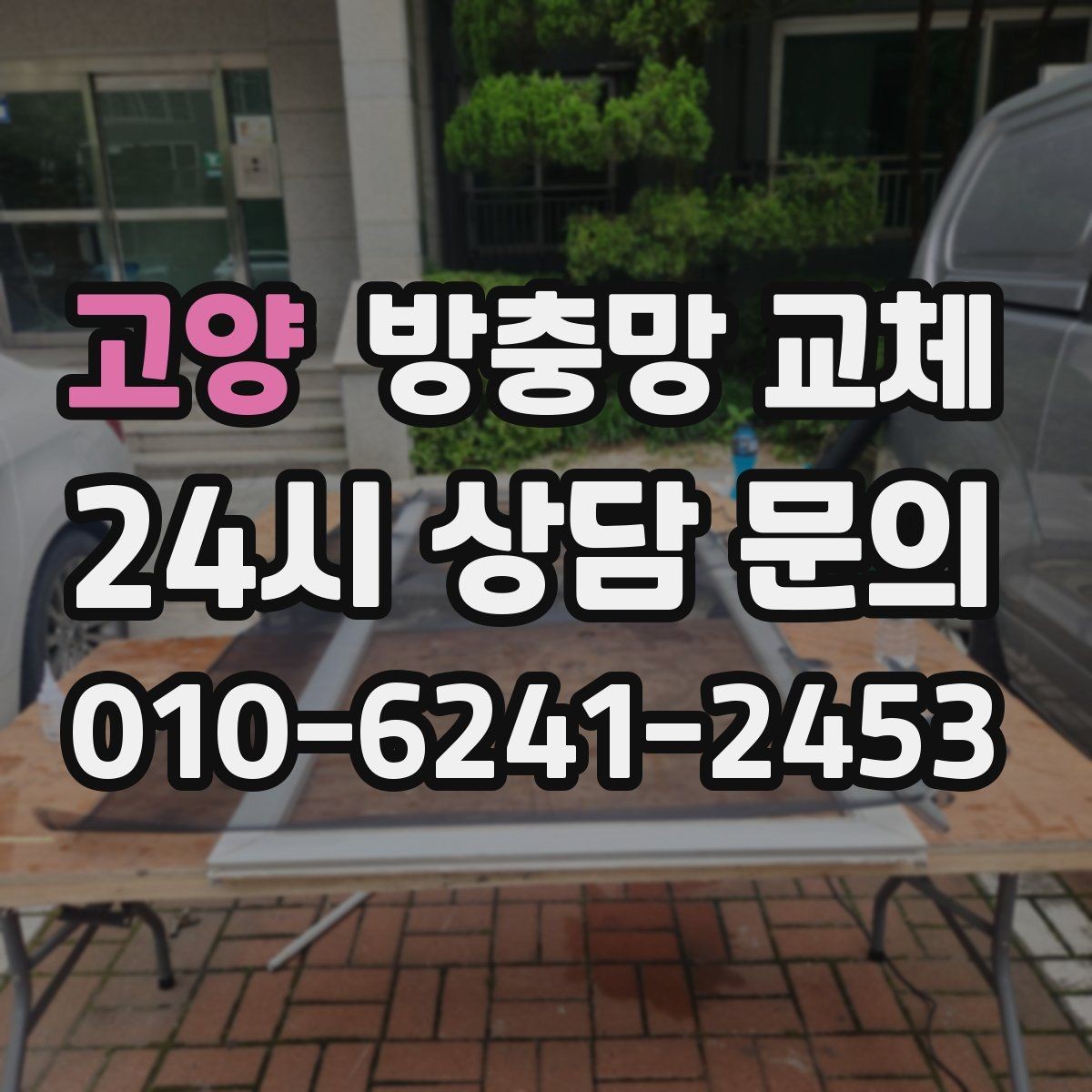 고양 방충망 교체 환기만 하면 모기가 보이는 집 해결