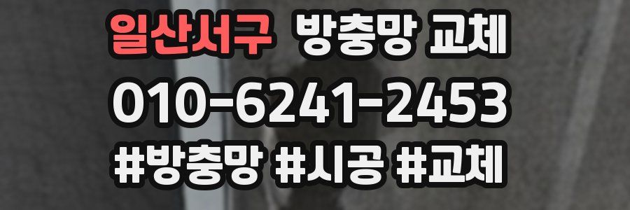 일산서구 방충망 교체