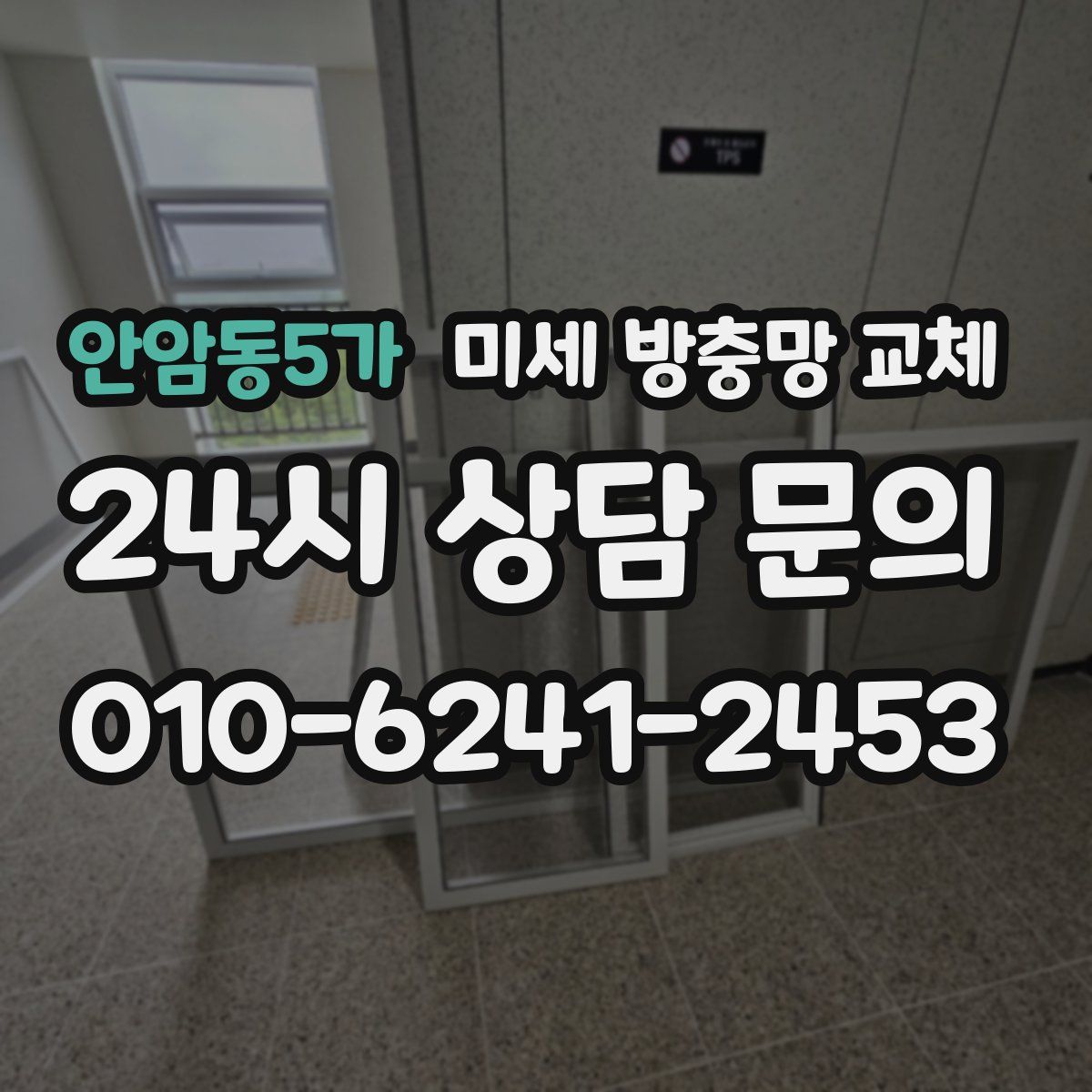 안암동5가 미세 방충망 교체