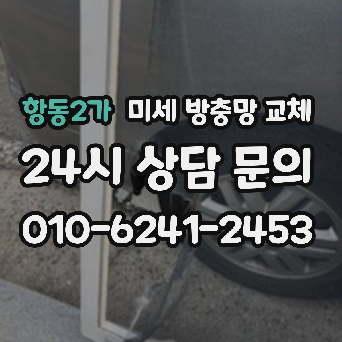 항동2가 미세 방충망 교체 고층인데도 벌레가 들어오는 이유