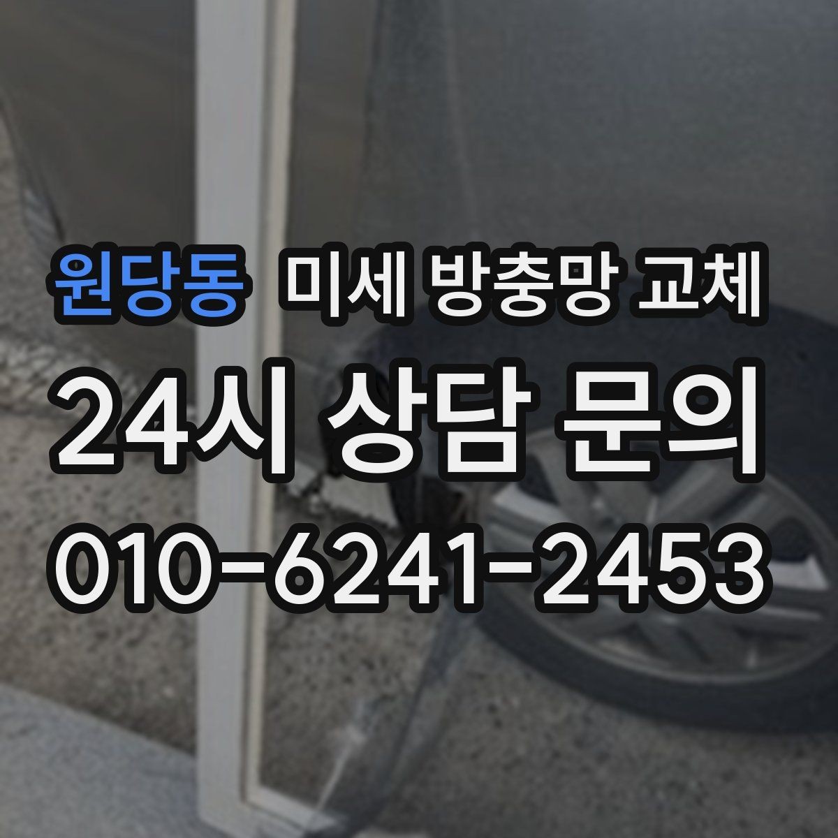 원당동 미세 방충망 교체 화분 때문에 날벌레가 늘었다면