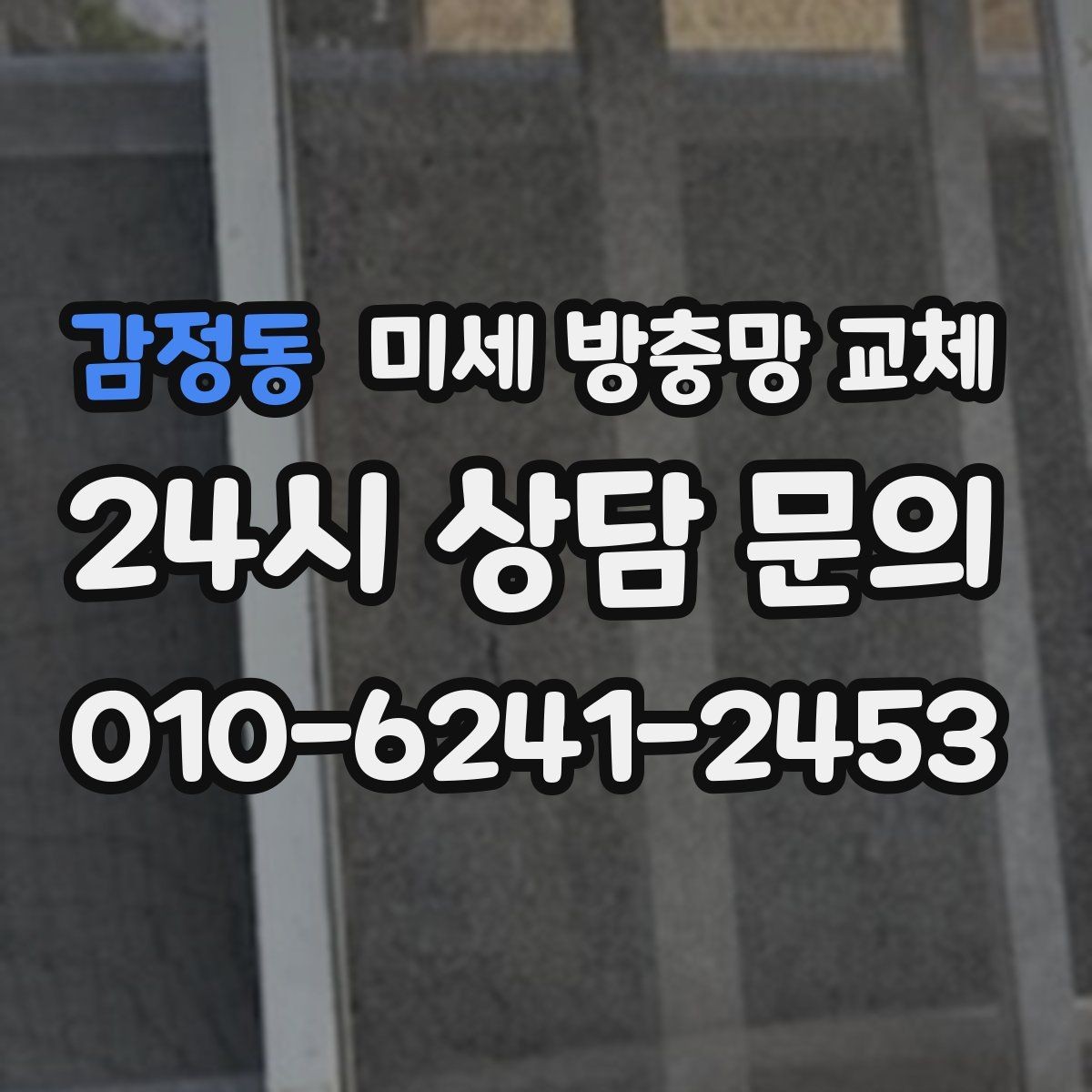 감정동 미세 방충망 교체 벌레뿐 아니라 생활 불편도 줄이는 교체