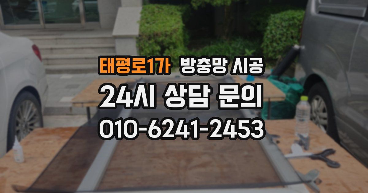 태평로1가 방충망 시공