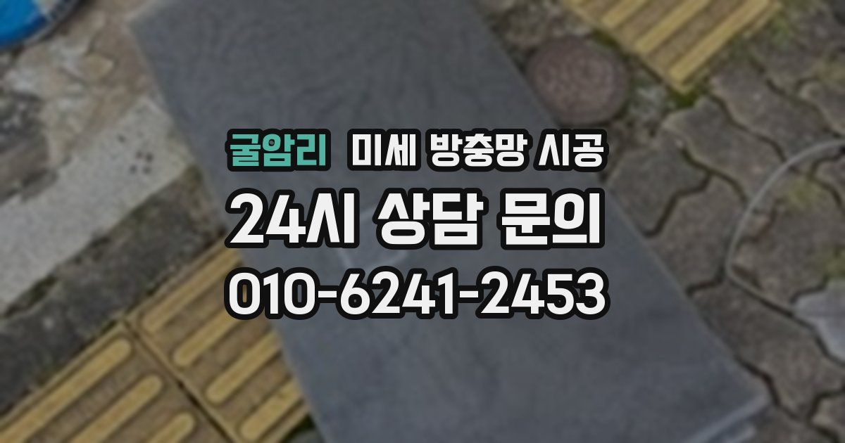 굴암리 미세 방충망 시공