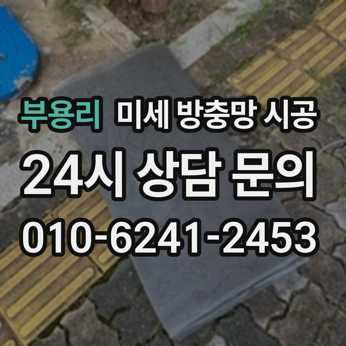 부용리 미세 방충망 시공