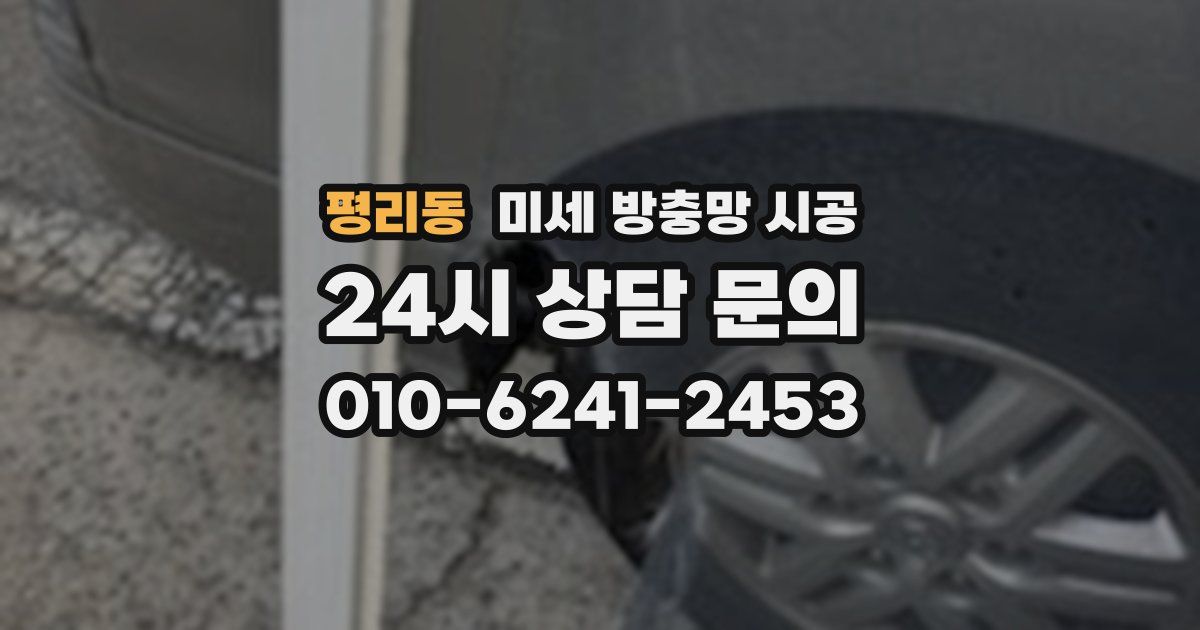 평리동 미세 방충망 시공