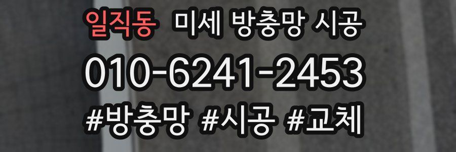 일직동 미세 방충망 시공