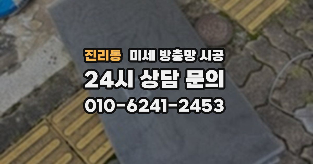 진리동 미세 방충망 시공