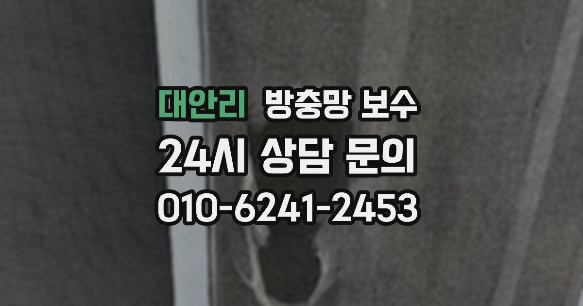 대안리 방충망 보수