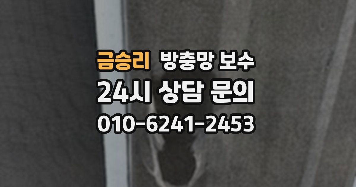 금승리 방충망 보수