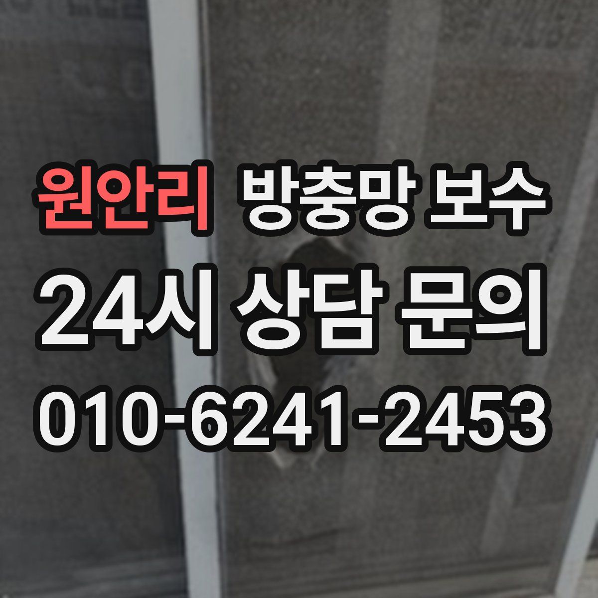 원안리 방충망 보수