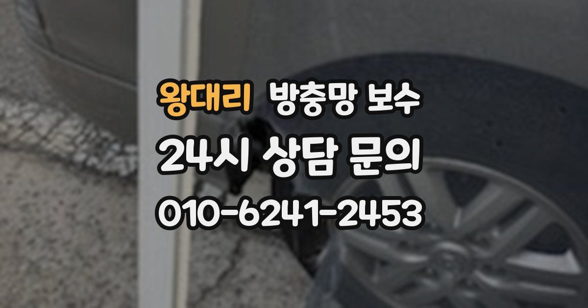 왕대리 방충망 보수