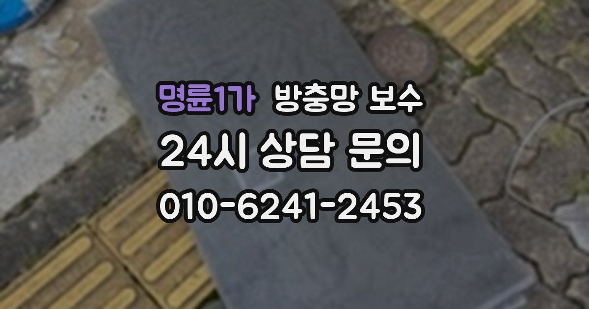 명륜1가 방충망 보수