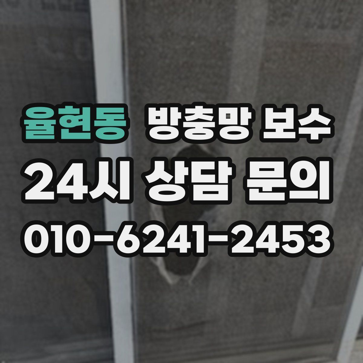율현동 방충망 보수