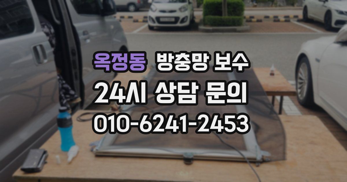 옥정동 방충망 보수