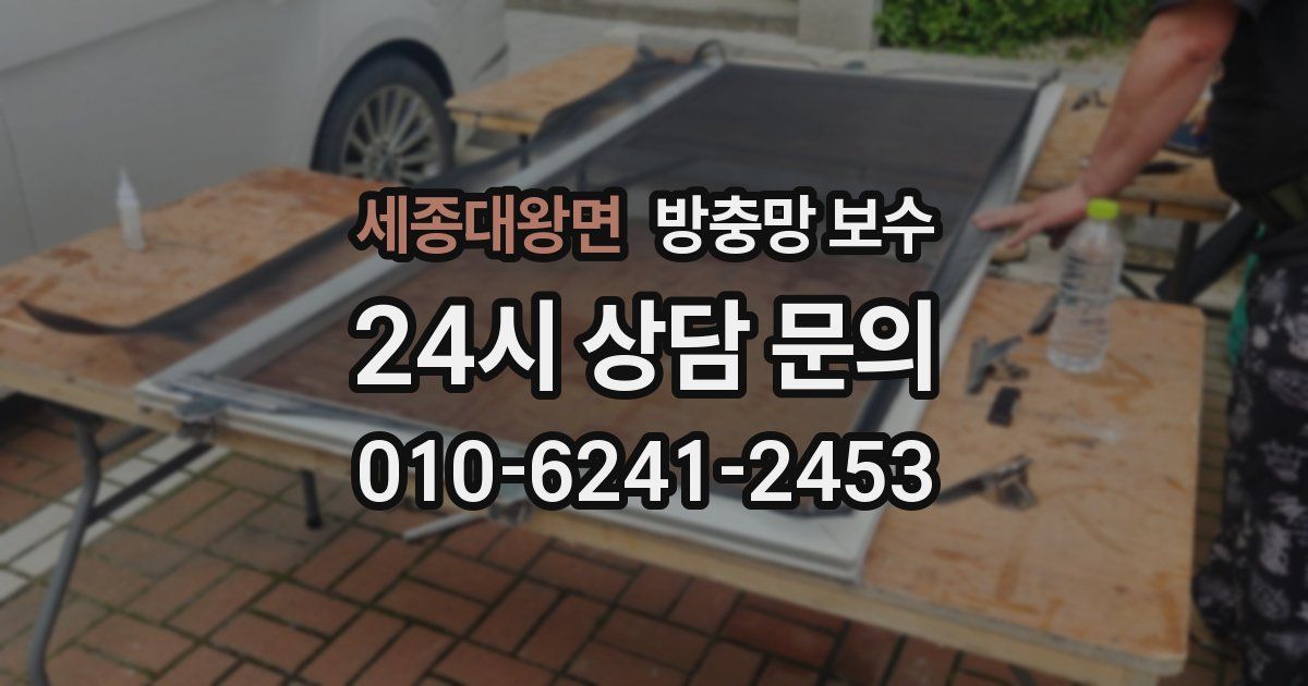 세종대왕면 방충망 보수