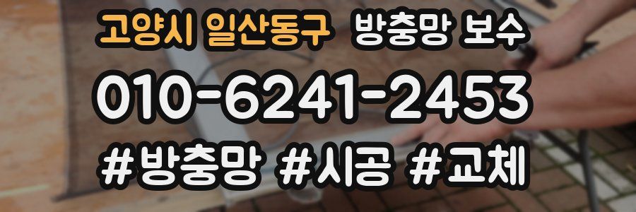고양시 일산동구 방충망 보수