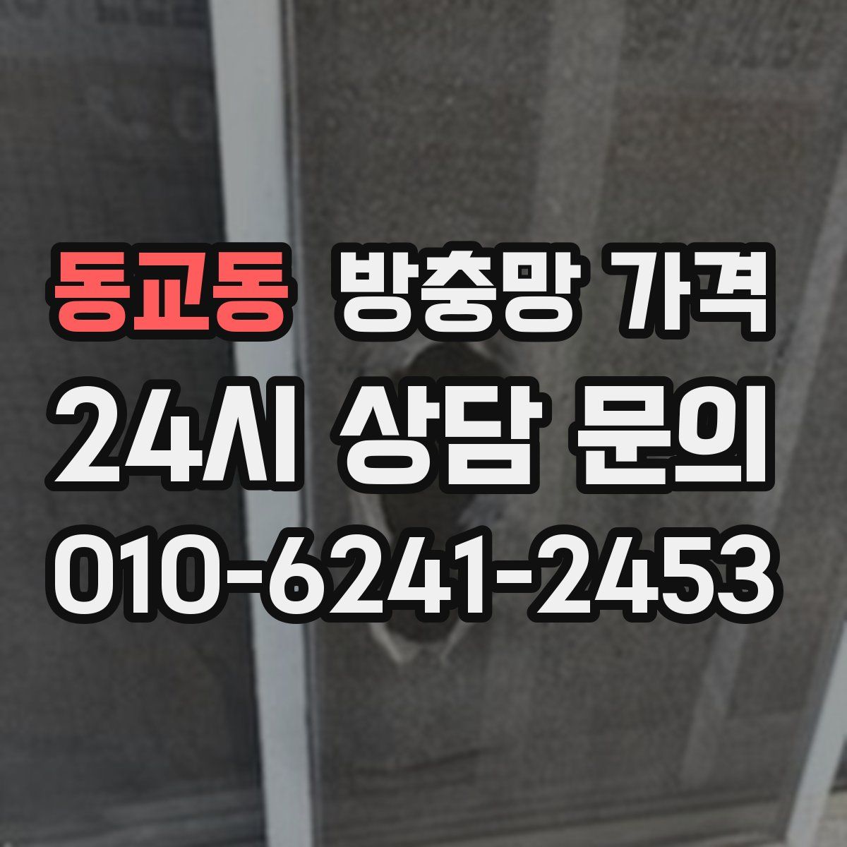 동교동 방충망 가격