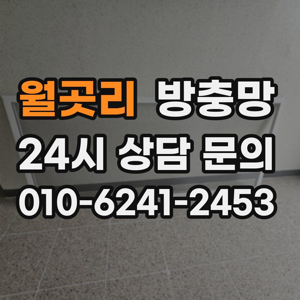 월곳리 방충망