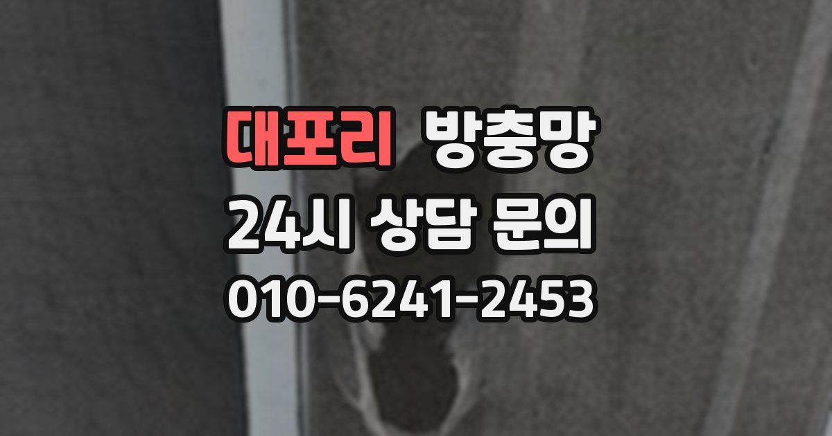 대포리 방충망
