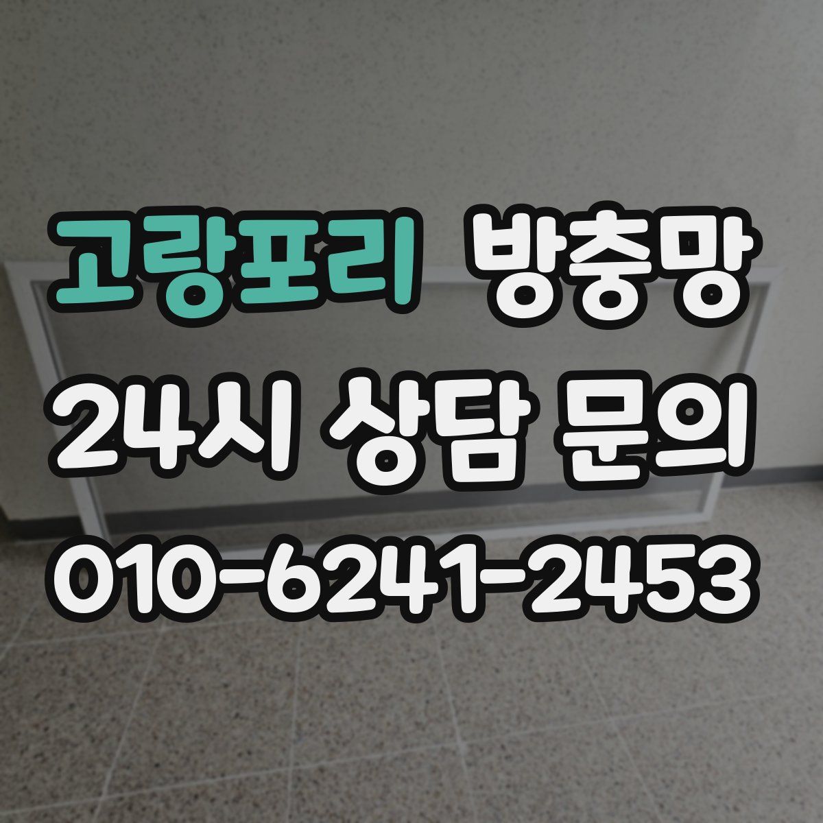 고랑포리 방충망