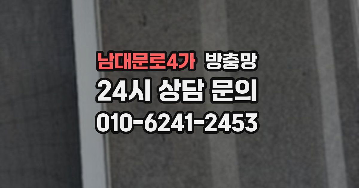 남대문로4가 방충망