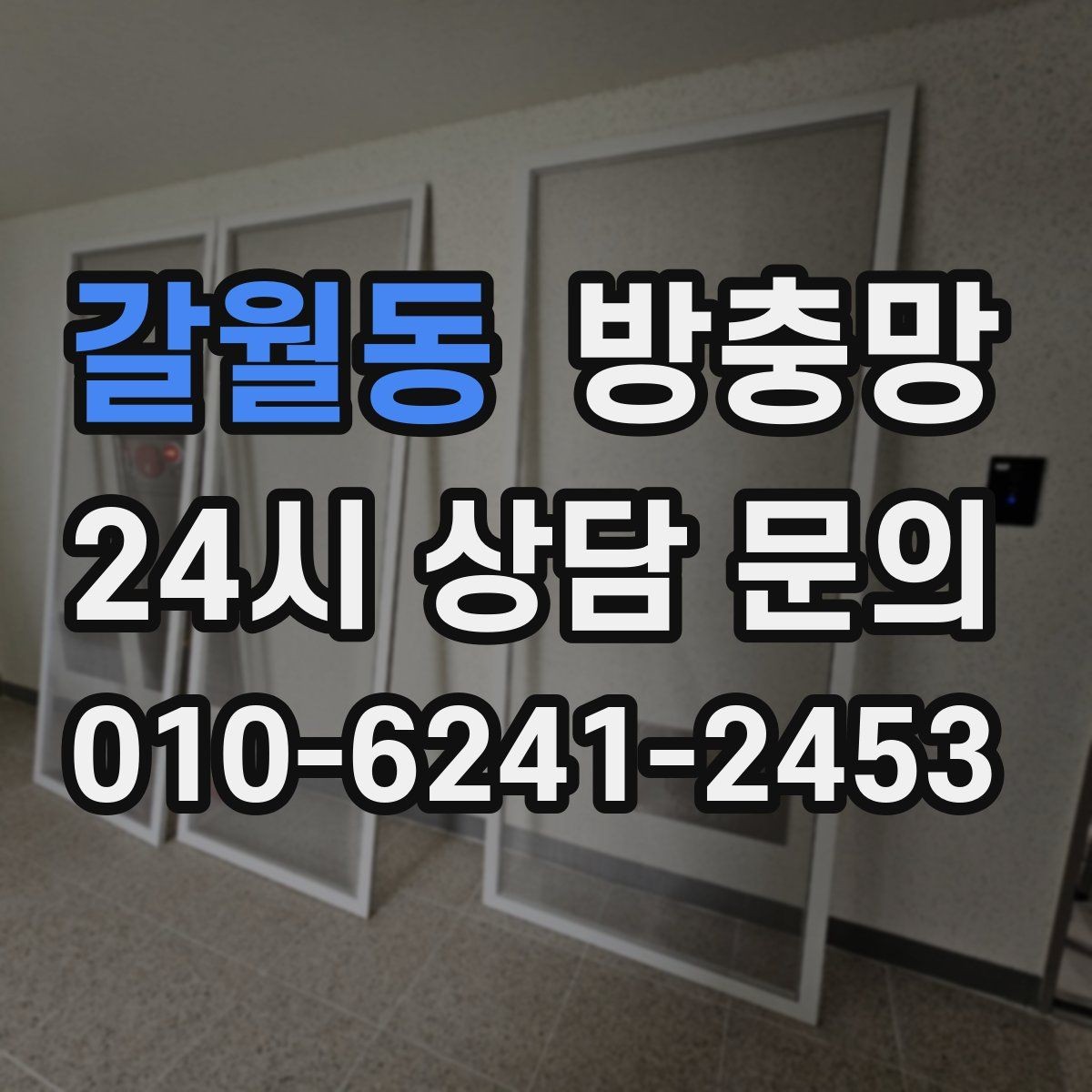 갈월동 방충망 새 샷시인데 벌레가 들어오면 의심할 부분