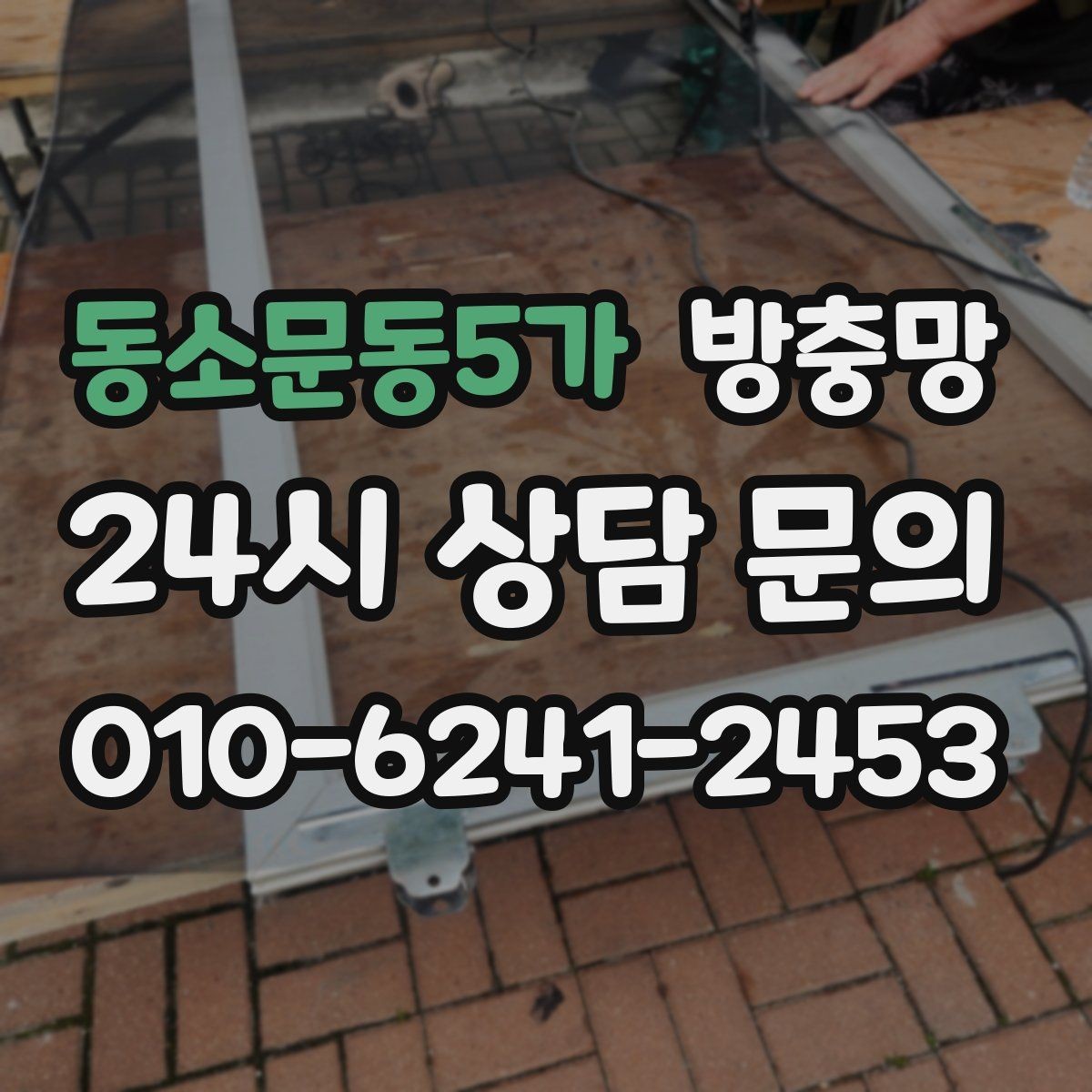 동소문동5가 방충망 조명 켠 창문으로 벌레가 모일 때 대처
