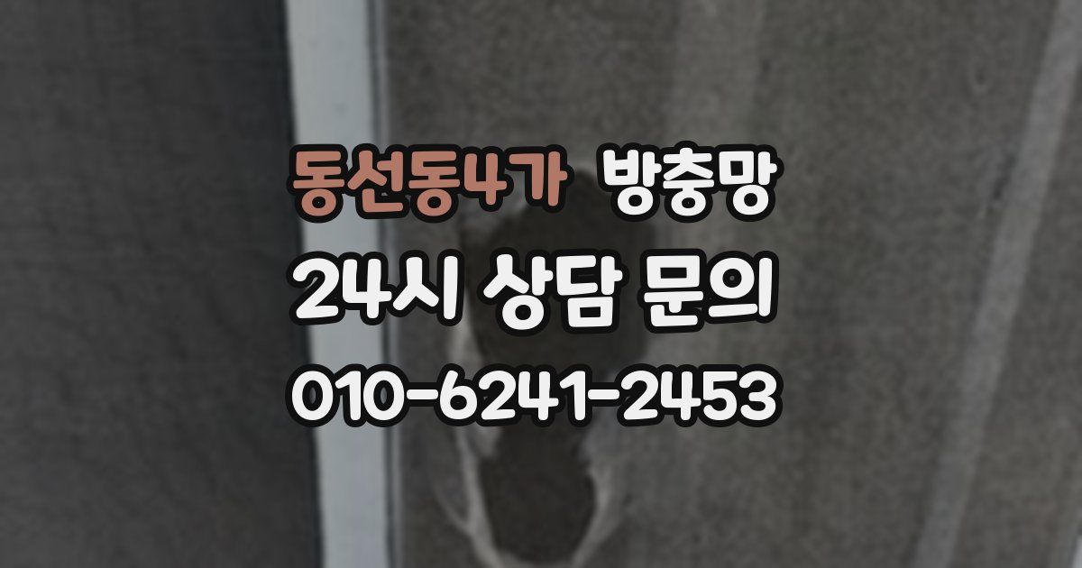 동선동4가 방충망