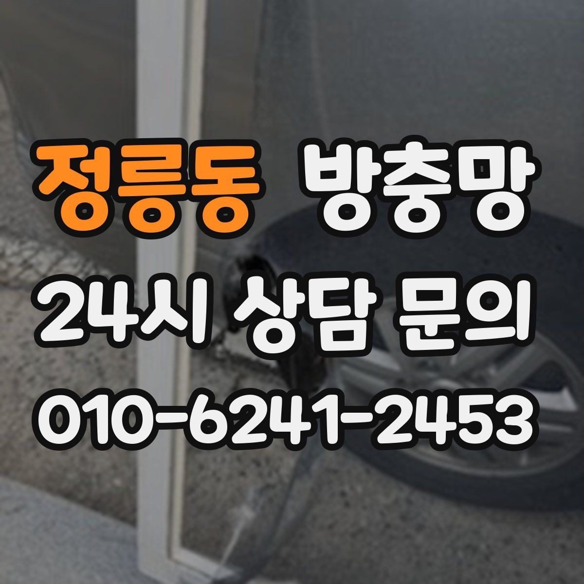 정릉동 방충망 망이 뜯겨 나간 듯 보이면 즉시 점검