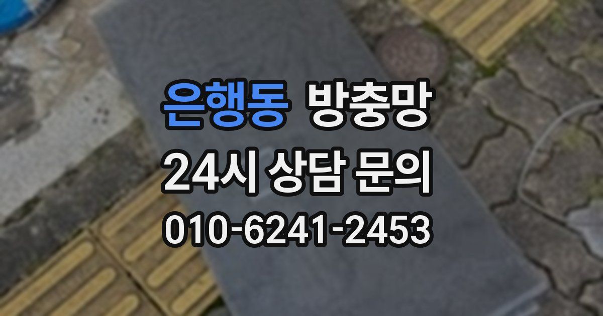 은행동 방충망