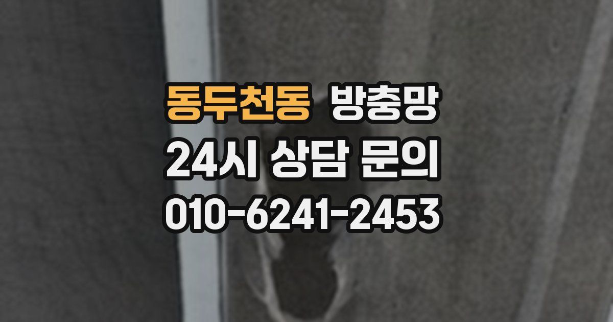 동두천동 방충망